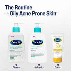 Cetaphil Gentle Exfoliating SA Cleanser 29ml | Daily Foaming Face Wash with Salicylic Acid, Mandelic Acid & Gluconolactone | Smooth, Even Skin | For Sensitive & Acne-Prone Skin