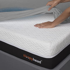 Sleepyhead Bamboo Terry Waterproof Mattress Protector; (75 x 36 Single Size; White)