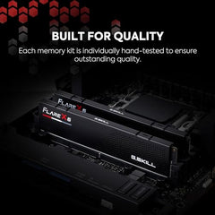 G.Skill Flare X5 AMD Expo 32GB (2 * 16GB) DDR5 6000 MHz CL36-36-36-96 1.35V Desktop Memory RAM - F5-6000J3636F16GX2-FX5