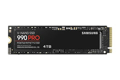 Samsung 990 PRO w/Heatsink SSD 2TB PCIe 4.0 M.2 Internal Solid State Hard Drive, Fastest Speed for Gaming, Heat Control, Direct Storage and Memory Expansion, Compatible w/ Playstation5, MZ-V9P2T0CW