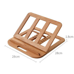 RarestCorp Handmade Wooden Laptop Stand for Desk that is Compatible with iPad, MacBook Pro, Notebook, HP, and Dell Devices and has an Adjustable Height and Foldable Riser 15.6 inches at Most Walnut
