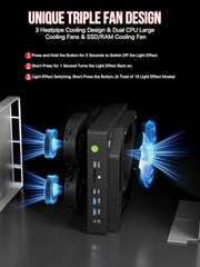 GMKtec AI Mini PC Ryzen Al Max+ 395 (up to 5.1GHz) Mini Gaming Computers