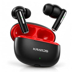 Kratos TW02 Ear Buds Wireless with 60H Playtime, Noise Isolation & Clear Calls, Bluetooth Earbuds with Voice Assistant, Ear Buds with Bluetooth V 5.3 & with Type C Fast Charging, IPX5 TWS Earphones
