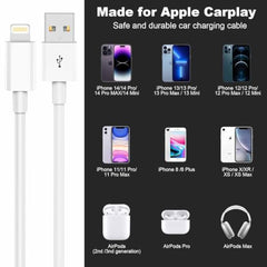 Salvodor 27W USB C to Lightning Cable 1M, White