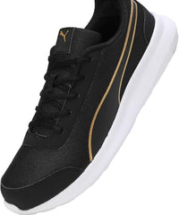 Puma Womens Dazzler WNS Black-White-Deeva Peach Sneaker - 7 UK (31218201)