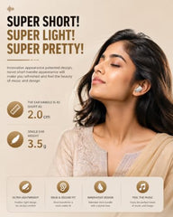 TWS G12 Bluetooth 5.4 Wireless Earbuds with ENC Noise Cancellation, Deep Bass Stereo Sound, HD Calling Mic, Touch Control, 50H Playtime, USB-C Fast Charging Case, Low Latency TWS Earphones