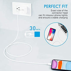 USB C Cable to Lightning-20W [Apple-MFi Certified] Fast Charger Cable Power Charging Cord Compatible with iPhone 14/13/12/12 PRO Max/12/11/11PRO/XS/Max/XR/X/8/iPad (VODR-02)