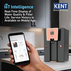 KENT Supreme IoT RO Water Purifier|RO+UF+UV+Alk+Cu+TDS Control+UV In-Tank | IoT Enabled | Alkaline Water with pH 8-9.5 | 8L | 20LP/Hr Ideal For Borewell/Tanker/Municipal Water