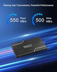 RAOYI 1TB NVMe Internal Solid State Drive M.2 2280 PCIe Gen4x4 SSD, Up to 5000MB/s, Configure SLC Cache, Storage and Memory Expansion for PS5 Laptop Desktop