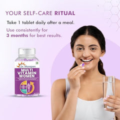 Dr. Morepen Multivitamin Tabs For Women | Energy & Immunity Booster Supplement | 60 Tabs Pack Of 2