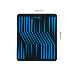 Laptell Gaming Mouse Pad with Smooth Fabric Surface & Non-Slip Rubber Base | Waterproof Washable Mat for Laptop, Desktop & Gaming Mouse | High-Speed Tracking, Portable Design – Retro 90s