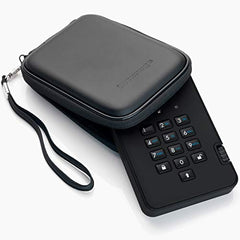 iStorage diskAshur2 256-bit 256GB USB 3.1 secure encrypted solid-state drive - Black IS-DA2-256-SSD-256-B