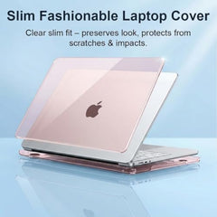ZORBES® Laptop Cover 13.3 Inch for MacBook Air M1 A2337 A2179 A1932 Mac Book Air 13 Inch Case Compatible with Apple 2020 2019 2018 Release Waterproof Clear Plastic Hard Shell Case Cover Protector