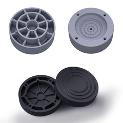 Robustt Washing Machine Stand (5kg to 12kg) - Adjustable Metal Trolley with Wheels for Home with 4 Anti Vibration Rubber Grips- Stands Upto 180 Kg Weight, Also Suitable for Dishwasher, Air Cooler