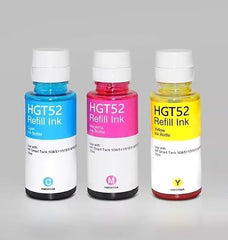 Printer Ink Refill Dye Ink for HP GT53 GT52 Compatible for HP Ink Tank 115, 310, 315, 319, 410, 415, 416, 419, 455, 500, 515, 530, 615, GT 5810, GT 5811, GT 5820 (GT51 ST+BK)