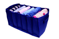 VR ATULIT BY CHOOSY 12 Flap Saree Bag | Clothes Storage Bag for Sarees, Blankets | Large Storage Bag for Clothes with Transparent Zip Covers | Foldable Quilted Bag Organizer with Handle for Wardrobe