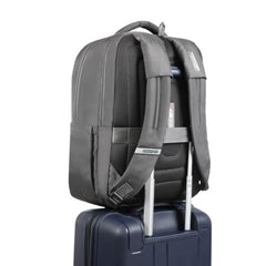 American Tourister RON Large 4 Compartment Laptop Backpack Travel Bag, 28 Ltrs Durable Bags For Mens, College School Computer Backpack Gift For Unisex Boys Girls Kids, Black, With Rain Cover