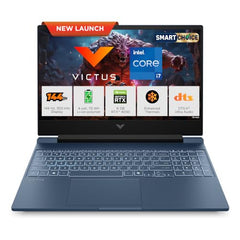 HP Smartchoice Victus, 13th Gen i7-13620H, 6GB RTX 4050, 16GB DDR4(Upgradeable) 512GB SSD, 144Hz, 300nits, 15.6''/39.6cm, Win11, Office24, Mica Silver, 2.3kg, fa2100tx, Xbox Gamepass* Gaming Laptop