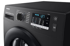 Samsung 8 kg, Hygiene Steam with Inbuilt Heater, Digital Inverter, Fully-Automatic Front Load Washing Machine (WW80TA046AB1TL, Black)