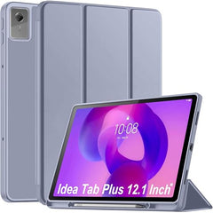 ProElite Cover for Lenovo Idea Tab Plus 12.1 inch 2025 case Cover, Soft Flexible Flip Case Cover for Lenovo Idea Tab Plus 12.1 inch 2025 [Recoil Series] - Black