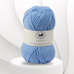 Nestnhaven Acrowools Graze Hand Knitting and Crochet Yarn. Pack of 1 Ball - 100gms. Shade no - NNHG001 (Berry Purple)