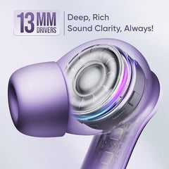 Mivi DuoPods B4 Ear Buds Wireless, 50H Playtime, ENC, 13mm, Bluetooth 5.1