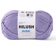 HILUSH Hobby,Wool Yarn dk Acrylic Hand Knitting Yarn Ball (100g/1 Ball),Suitable for Craft amigurumi Shade 001 (Sky Blue)