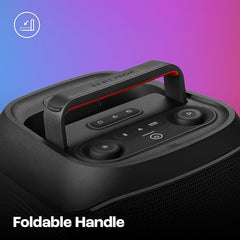 JBL Partybox Encore 2 with Mic, Wireless Bluetooth Party Speaker, AI Sound Boost, Dynamic Light Show, Upto 15Hrs Playtime, Replaceable Battery, Multi-Speaker Connection by Auracast, PartyBox App-Black