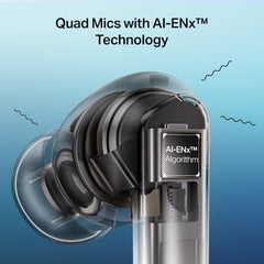 boAt Airdopes Prime 513 ANC, ~32dB Active Noise Cancellation, 65H Battery, Multipoint Connectivity, 4Mics ENx, Bluetooth Earbuds, TWS Ear Buds Wireless Earphones with mic (Ivory Glow)