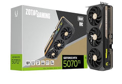 ZOTAC Gaming GeForce RTX 5070 Twin Edge OC Graphics Card - Black | 12 GB | GDDR7 | Dual Fan | SFF Ready | IceStorm 2.0 Advanced Cooling | ZT-B50700H-10P | Only Graphics Card with 5 Year Warranty