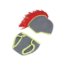 MOMISY Baby Photography Props, Baby Soldier Outfit, Includes Hat, Nappy, Shoes & Neck for Kids Parties Anniversaries Photography, Grey