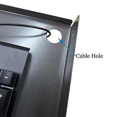 Sliding Under Desk Keyboard Tray Slide Out Keyboard Holder Drawer Heavy-Duty Office Desk Extender Platform Pull Out Desktop Sliding Computer Tray for Keyboard Drawer Under Desk Shelf-Metal