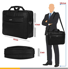 Zipline Laptop bags for men office use | Faux Leather Laptop Bag for Man - Fits 14/15/15.6 inch Laptop/Macbook/Macbook Pro/Tablet Messenger Bags for Mens (1-Brown Bag)