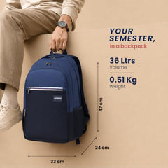 American Tourister Nexa Style 01 | 36L Backpack | Casual Bag | 3 Compartments | School & College Backpack for Men and Women | Olive | 1 Yr Global Warranty