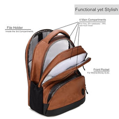30L Water Restant Office Laptop Bag/Backpack for Men/Women/(Black) (BLACK)