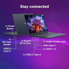Lenovo IdeaPad Slim 3, Intel Core Ultra 5 322, Next-Gen AI PC, 16GB RAM, 512GB SSD, WUXGA IPS, 15.3" (38.8cm), Windows 11, Office 2024, Grey, 1.6Kg, 83UR009QIN, Copilot+ PC, Backlit Keyboard, Laptop