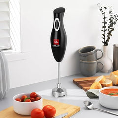 Cello Vibro Hand Blender, Black | Powerful 300W Motor | Copper Motor, Ergonomic Design, Low Noise Operation, Easy to Clean and Store | 2-Year Warranty