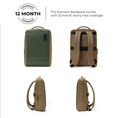 MOKOBARA Element 16L Laptop Backpack 14 Inch Office Travel Black