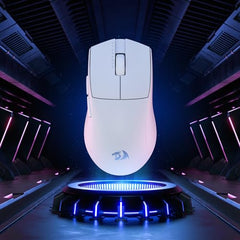Redragon M916 PRO 3-Mode Wireless Gaming Mouse, 49G Ultra-Light 26K DPI Gamer Mouse w/Ergonomic Natural Grip Build, Full Programmable Buttons, Software Supports DIY Keybinds & DPI