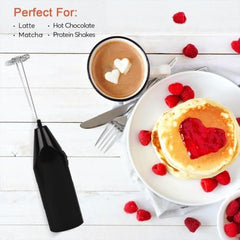 PEAKTASTE Electric Milk Frother Wand for Coffee, Latte & Matcha
