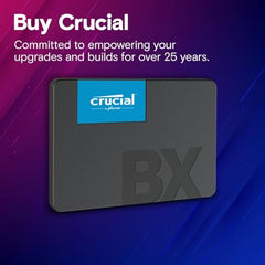 Crucial 1TB BX500 2.5 inch Internal Solid State Drive with SATA and 3D NAND Technology