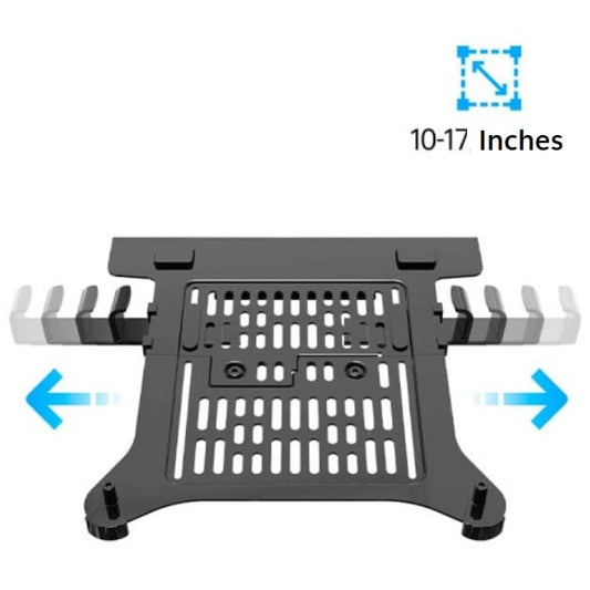17-27" Gas Strut LED Monitor Desk Arm with Laptop Tray 360 Degree Swivel tilt