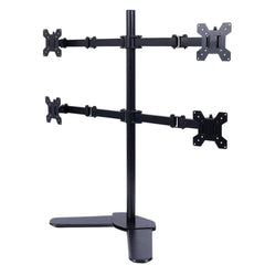 SYGA Monitor Stand Arm Desk Mount Fully Height Adjustable Bracket Ergonomic 180 Tilt, 360 Rotation & 360 Swivel Arm (Quad Monitor Stand Base Bracket)