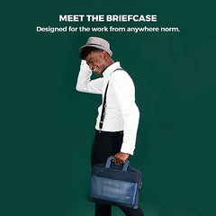 MOKOBARA Briefcase 15.6 Inch Laptop Bagt 9.5L Office Use Blue
