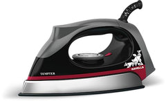 Havells Abs Tempter 1000 Watts Dry Iron Press With Greblon E2 Grade Non-Stick Coated Sole Plate Aerodynamic Design With Shock Proof Front 2 Year Warranty