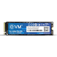 EVM Internal SSD Interface PCle Gen 3x4 Fast Performance, Ultra Low Power Consumption NVME PCIe SSD (EVMNV/256GB, Black, 256GB)