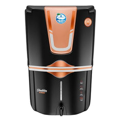 AQUA D PURE 4 in 1 Zinc + Copper + Alkaline Ro Water Purifier With Inbuilt TDS Adjuster, RO, UV, UF and Auto Shut Off Function, 12L, 10 Stage Purification Method, Black