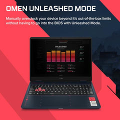 HP Smartchoice HyperX OMEN 15, AMD Ryzen 7 260, 8GB-RTX 5050, 24GB DDR5 (Upgradeable), 1TB SSD, 180Hz, 2.5K, 500 nits, 3ms RT, 15.3''/38.9cm, Win11, Office24, Black, 2.42kg, gb0038AX, AI Gaming Laptop