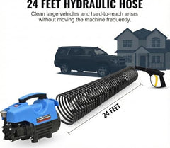 Viparth 16 Inch Dual-Function Undercarriage Pressure Washer | Underbody Car Wash, Bus | with 2 Piece Extension Wand | 4000 PSI | with 4 Spray Nozzle