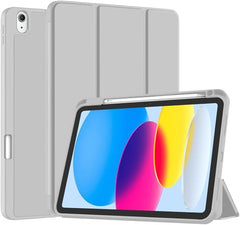 Robustrion Cover for iPad 11th Generation (A16) / 10th Gen Cover Case with [Right Side Pencil Holder] [Auto Sleep Wake] [Soft Back] (2022/2025), Case for iPad 11th 11"/ 10th 10.9" - Yellow
